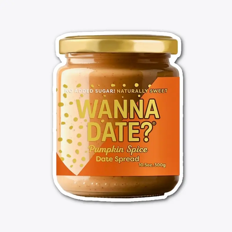 Pumpkin Spice Date Spread Sticker