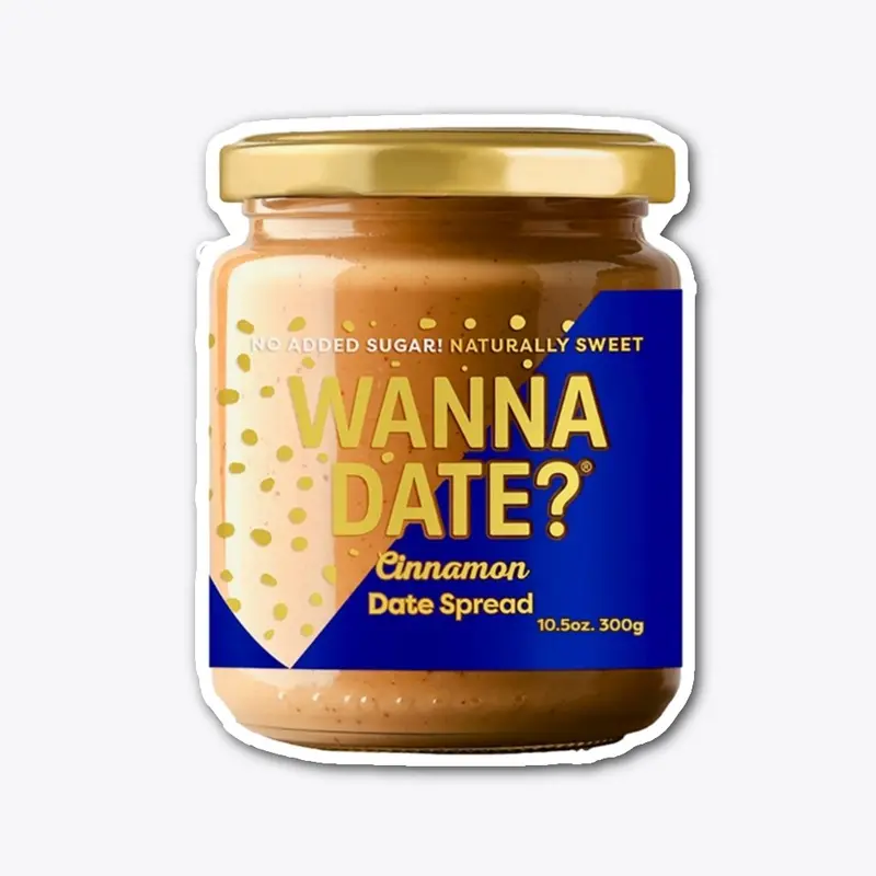 Cinnamon Date Spread Sticker